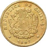 Obverse 1 Escudo 1847 So IJ