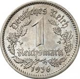 Obverse 1 Reichsmark 1936 F