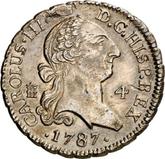 Obverse 4 Maravedís 1787