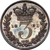Reverse Threepence 1831 Maundy