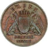 Obverse 1/2 Kreuzer 1863