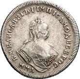 Obverse Polupoltinnik 1743 ММД