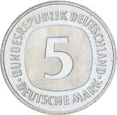 Obverse 5 Mark 1985 G