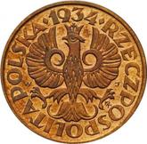 Obverse 2 Grosze 1934 WJ