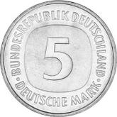 Obverse 5 Mark 1978 D