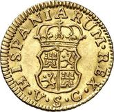 Reverse 1/2 Escudo 1764 S VC