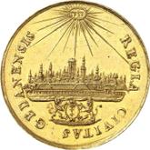 Reverse 5 Ducat no date (1674-1696) Donative Danzig