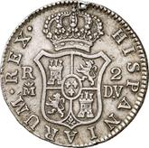 Reverse 2 Reales 1788 M DV
