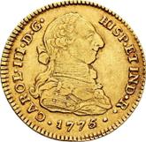 Obverse 2 Escudos 1775 P JS