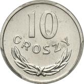 Reverse 10 Groszy 1983 MW
