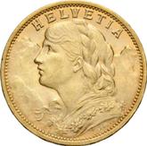 Obverse 20 Francs 1904 B Vreneli