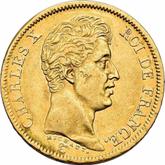 Obverse 40 Francs 1824 A