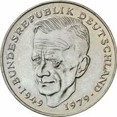 Obverse 2 Mark 1985 D Kurt Schumacher