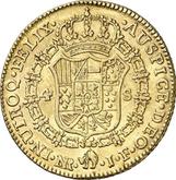 Reverse 4 Escudos 1818 NR JF
