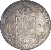 Reverse 1/3 Thaler 1804 A