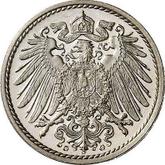 Reverse 5 Pfennig 1914 G