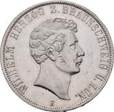 Obverse 2 Thaler 1856 B 25 years of government