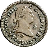 Obverse 2 Maravedís 1803