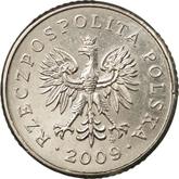 Obverse 10 Groszy 2009 MW