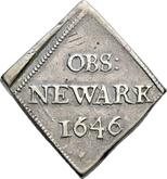Reverse Halfcrown 1646