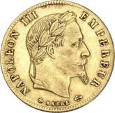 Obverse 5 Francs 1865 BB