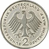 Reverse 2 Mark 1991 J Franz Josef Strauss