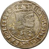 Obverse 6 Groszy (Szostak) 1662 GBA Bust in a circle frame