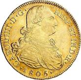 Obverse 8 Escudos 1805 P JT