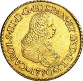 Obverse 8 Escudos 1770 PN J