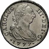 Obverse 4 Reales 1777 M PJ