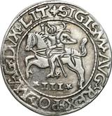 Obverse 3 Groszy (Trojak) 1565 Lithuania