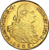 Obverse 4 Escudos 1803 M FA