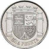 Reverse 1 Peseta 1933