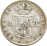 Reverse 4 Reales 1857