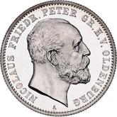 Obverse 2 Mark 1891 A Oldenburg
