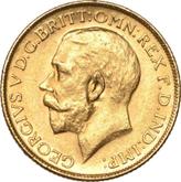 Obverse Sovereign 1916 M