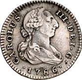 Obverse 1 Real 1786 M DV