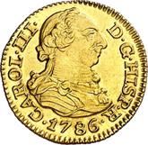 Obverse 1/2 Escudo 1786 M DV