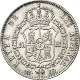 Reverse 10 Reales 1841 M CL