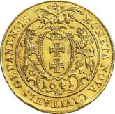 Reverse 4 Ducat 1641 GR Danzig