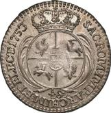 Reverse 3 Groszy (Trojak) 1753 Crown