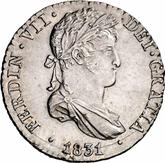 Obverse 1 Real 1831 S JB