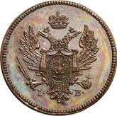 Obverse 3 Grosze 1815 IB Long tail