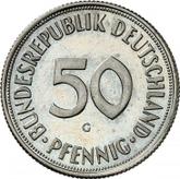 Obverse 50 Pfennig 1967 G