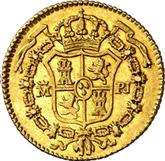 Reverse 1/2 Escudo 1774 M PJ