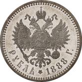 Reverse Rouble 1888 (АГ) Small head