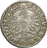 Reverse 1 Grosz 1607
