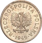Obverse 10 Groszy 1949 Pattern