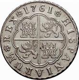 Reverse 4 Reales 1761 M JP