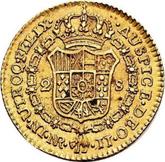 Reverse 2 Escudos 1790 NR JJ